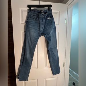 Mens Hollister Flex Skinny Jeans Lightwash Size 36x32